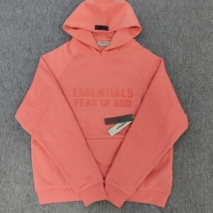 Essentials Fear of God Pink Hoodie